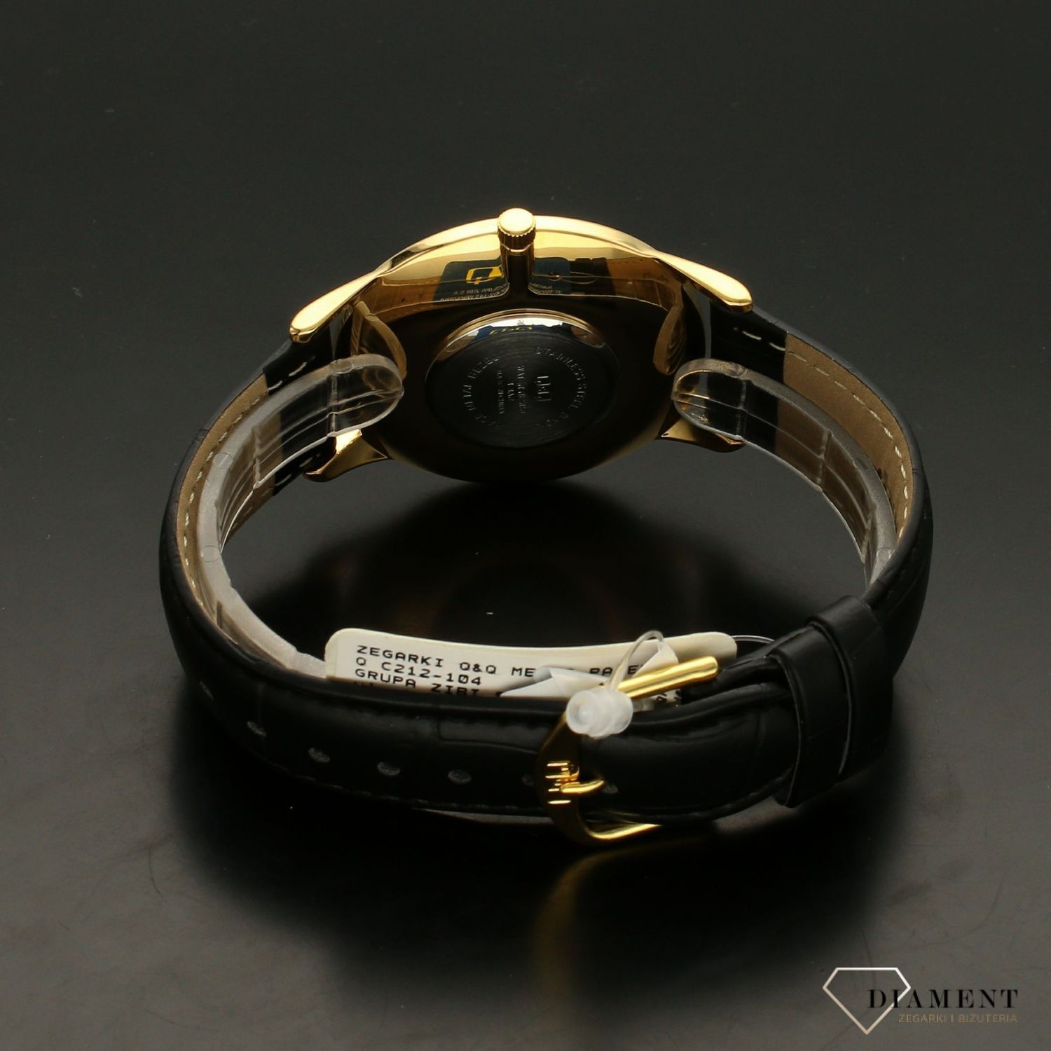 Zegarek męski klasyczny na skórzanym pasku QQ C212-104   (1).jpg