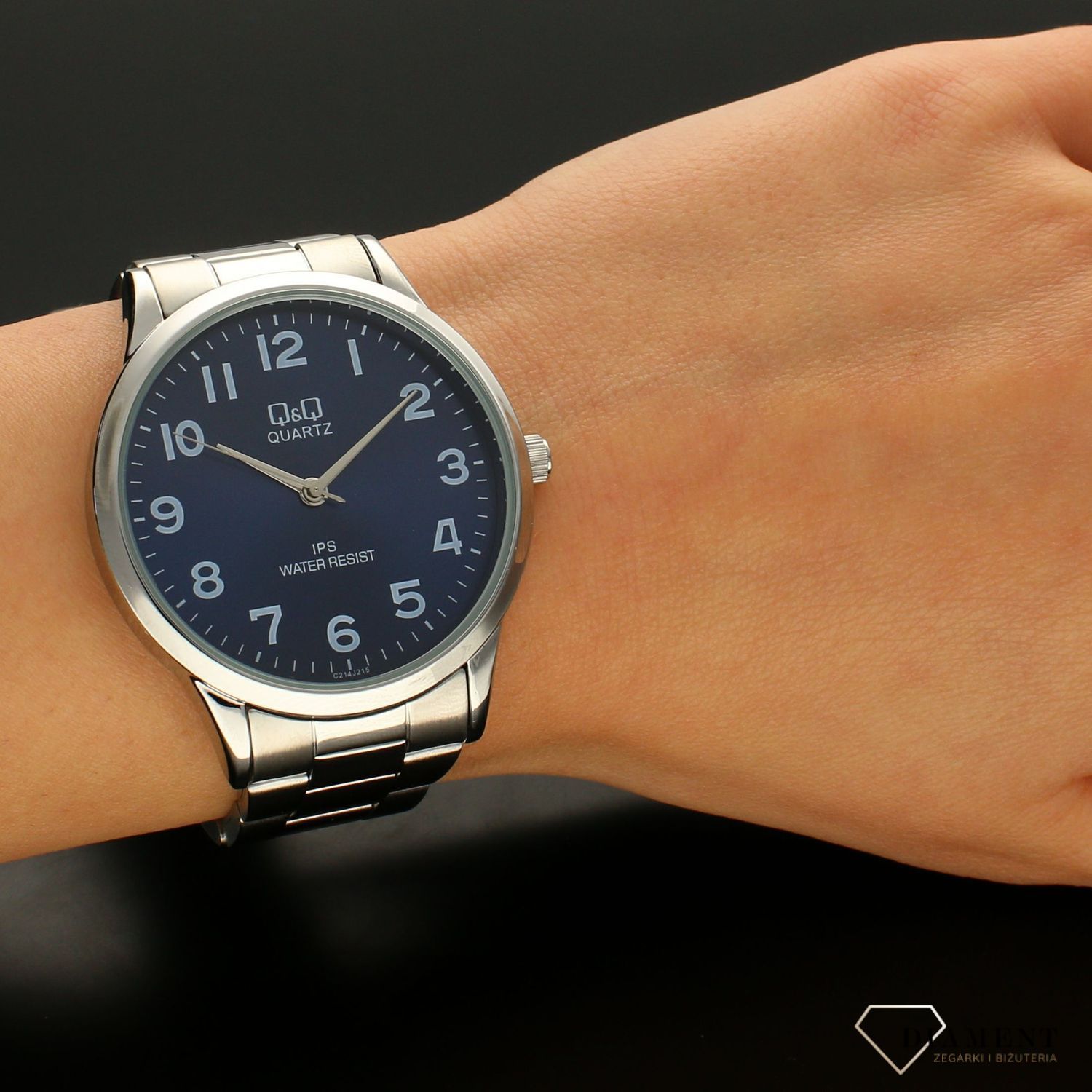 Zegarek męski Q&Q na bransolecie C214-215 ⌚ Zegarki męskie z bransoletą✓ Wymarzony prezent ✓Prezent dla taty z grawerem✓ Prezent z grawerem✓ Autoryzowany sklep ✓Grawer 0zł ✓Gratis Kurier 24h ✓Zwrot 30 dni ✓Gwarancja.jpg