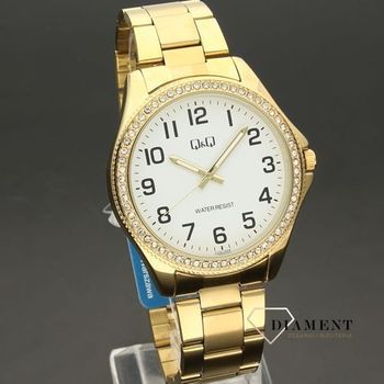 Damski biżuteryjny zegarek Q&Q C222-004 (1).jpg