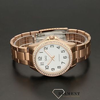 Damski biżuteryjny zegarek Q&Q C222-014 (3).jpg