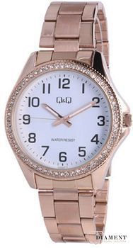 Damski biżuteryjny zegarek Q&Q C222-014.jpg