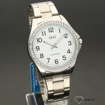 Damski biżuteryjny zegarek Q&Q C222-204 (1).png