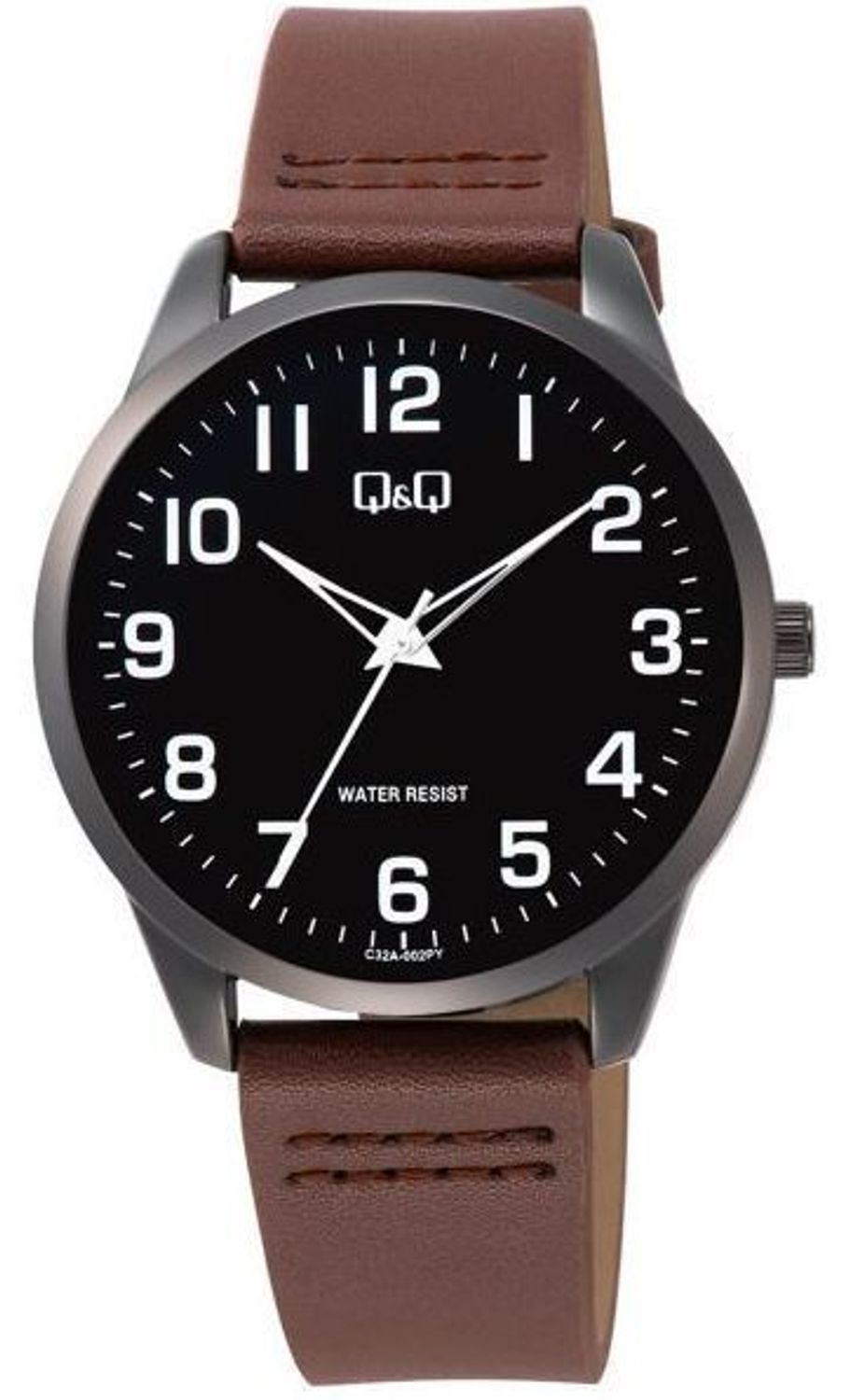 Zegarek męski QQ na brązowym pasku C32A-002P.jpg