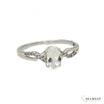 Pierścionek złoty DIAMENT 585 biały topaz i diamenty.jpg