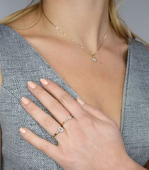 Pierścionek złoty DIAMENT 585 biały topaz, diamenty C52B96WTD. Piękny pierścionek został wykonany z najwyższej jakości złota próby 585 (4).JPG