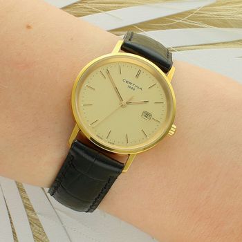 Złoty Zegarek Certina Priska Lady Gold 18K – Swiss Made C901.210.16.021.00.jpg