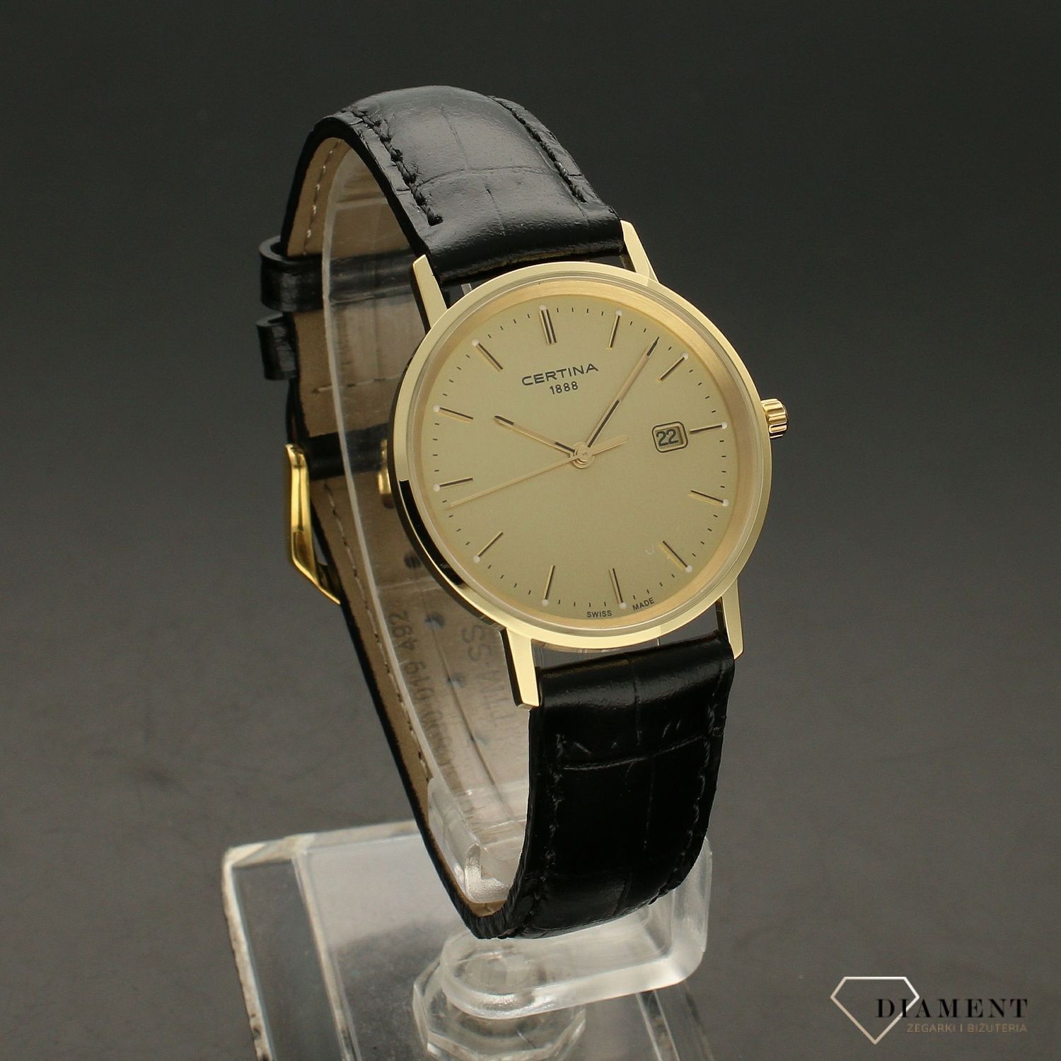 Zegarek złoty damski 585 18K Priska Lady Gold C901.210.16.021.00.jpg