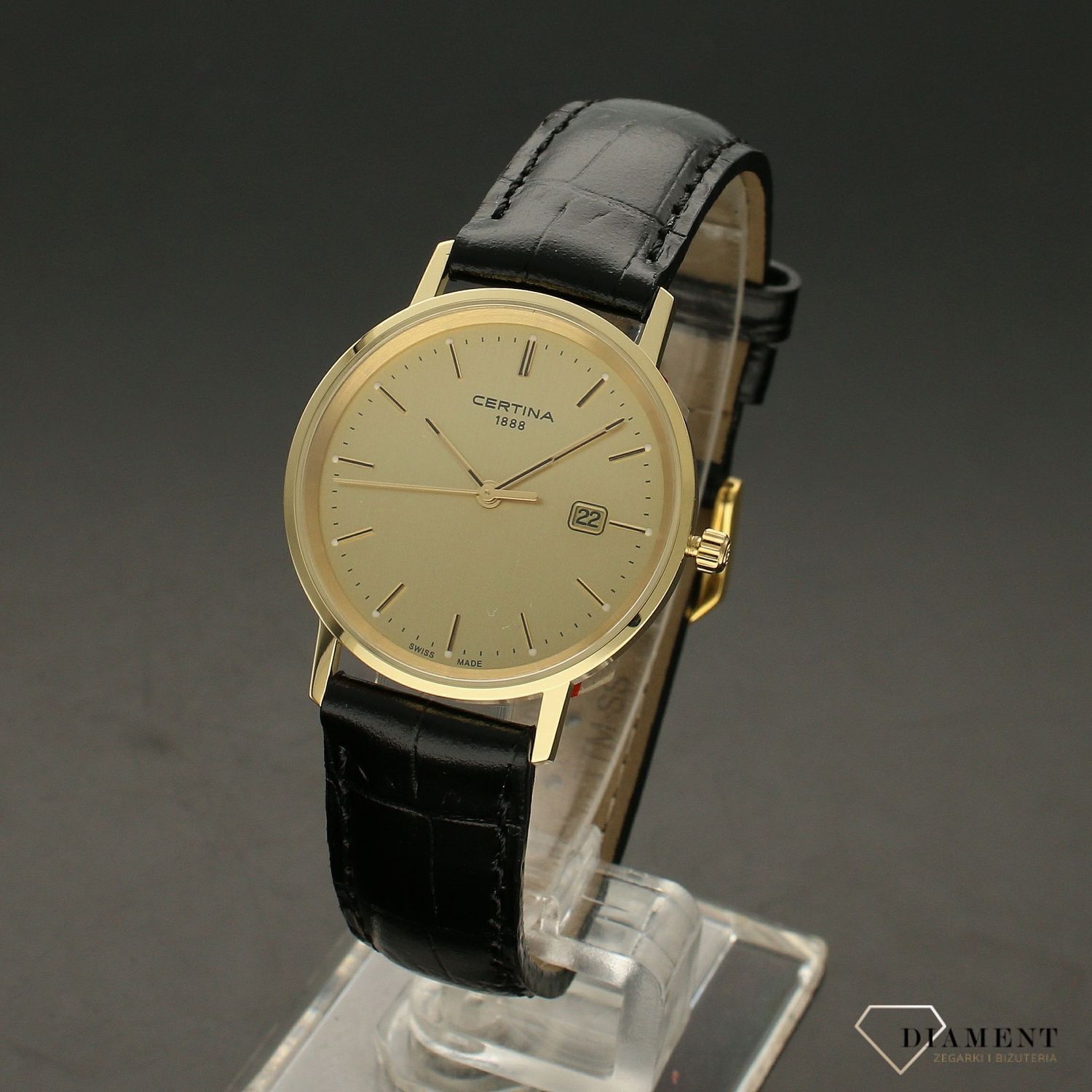 Zegarek złoty damski 585 18K Priska Lady Gold C901.210.16.021.00.jpg