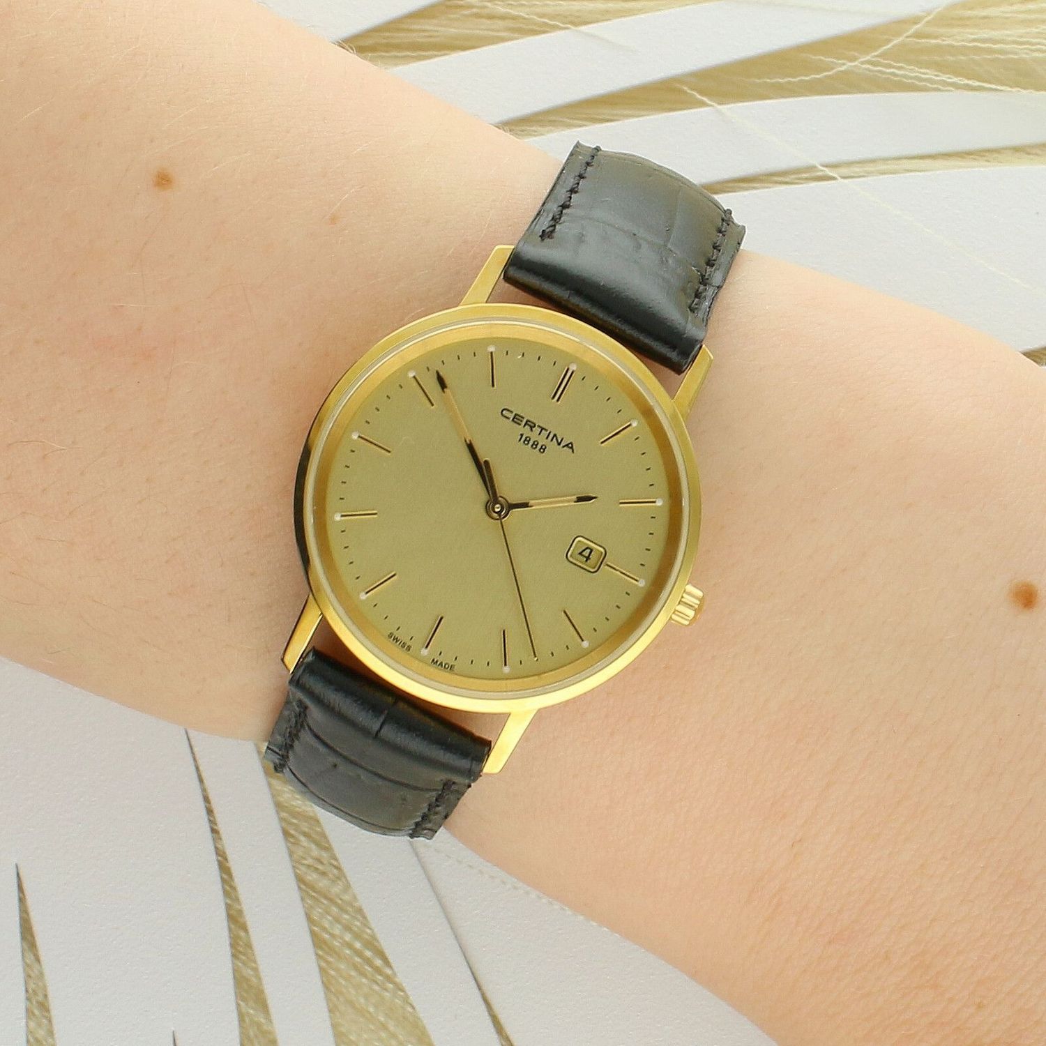 Zegarek złoty damski 585 18K Priska Lady Gold C901.210.16.021.00.jpg