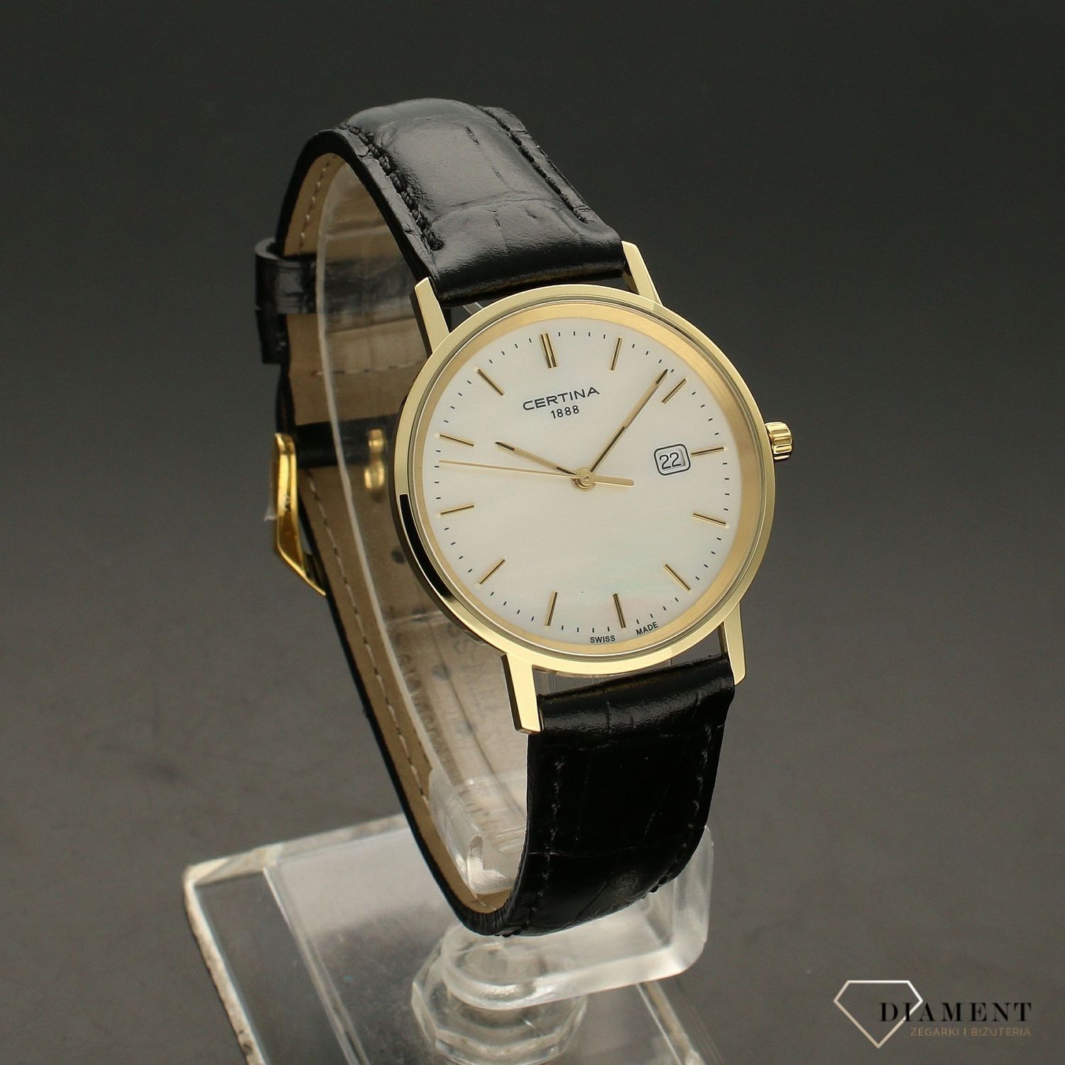 Zegarek złoty damski 750 Certina Priska Gold 18k C901.210.16.111.00.jpg