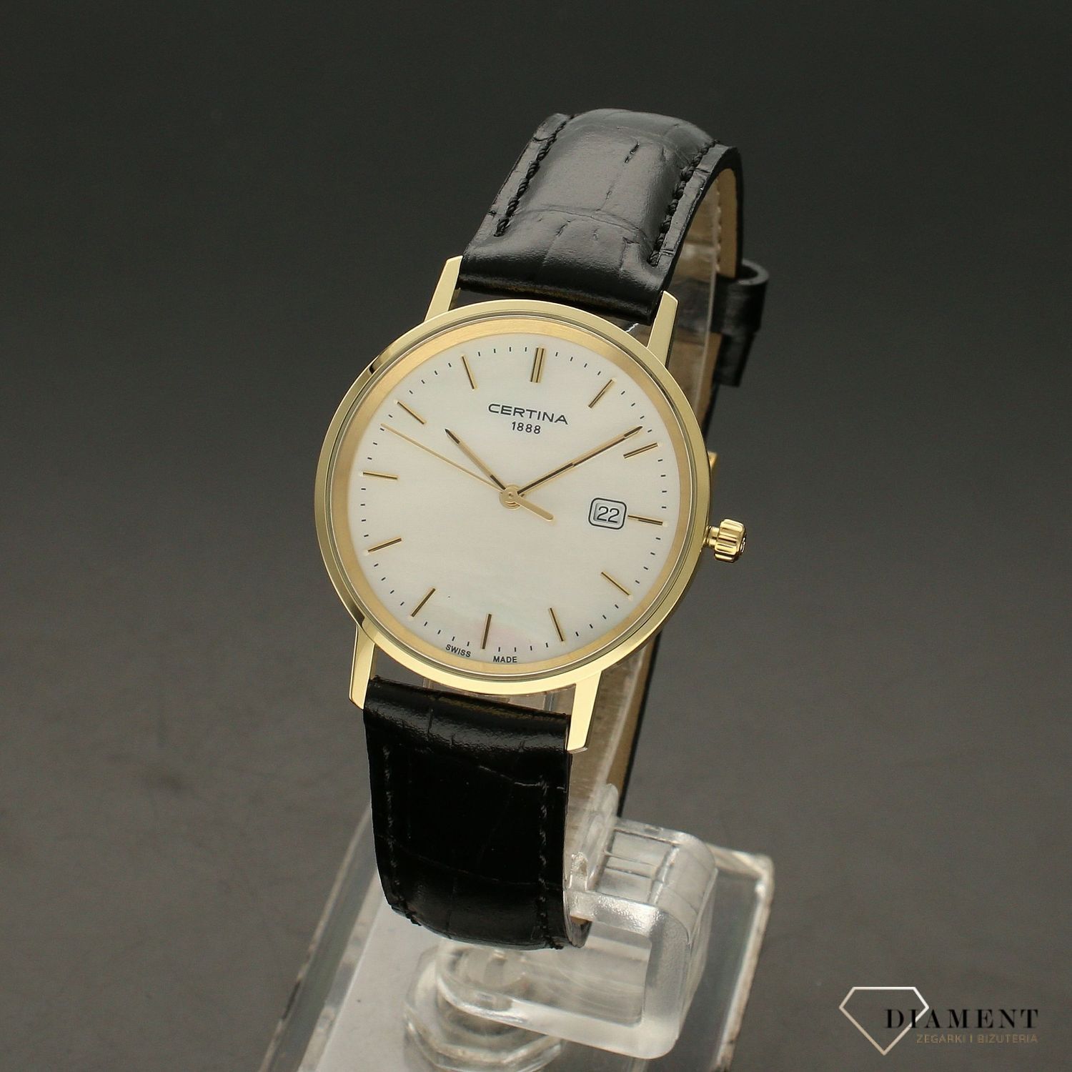 Zegarek złoty damski 750 Certina Priska Gold 18k C901.210.16.111.00.jpg