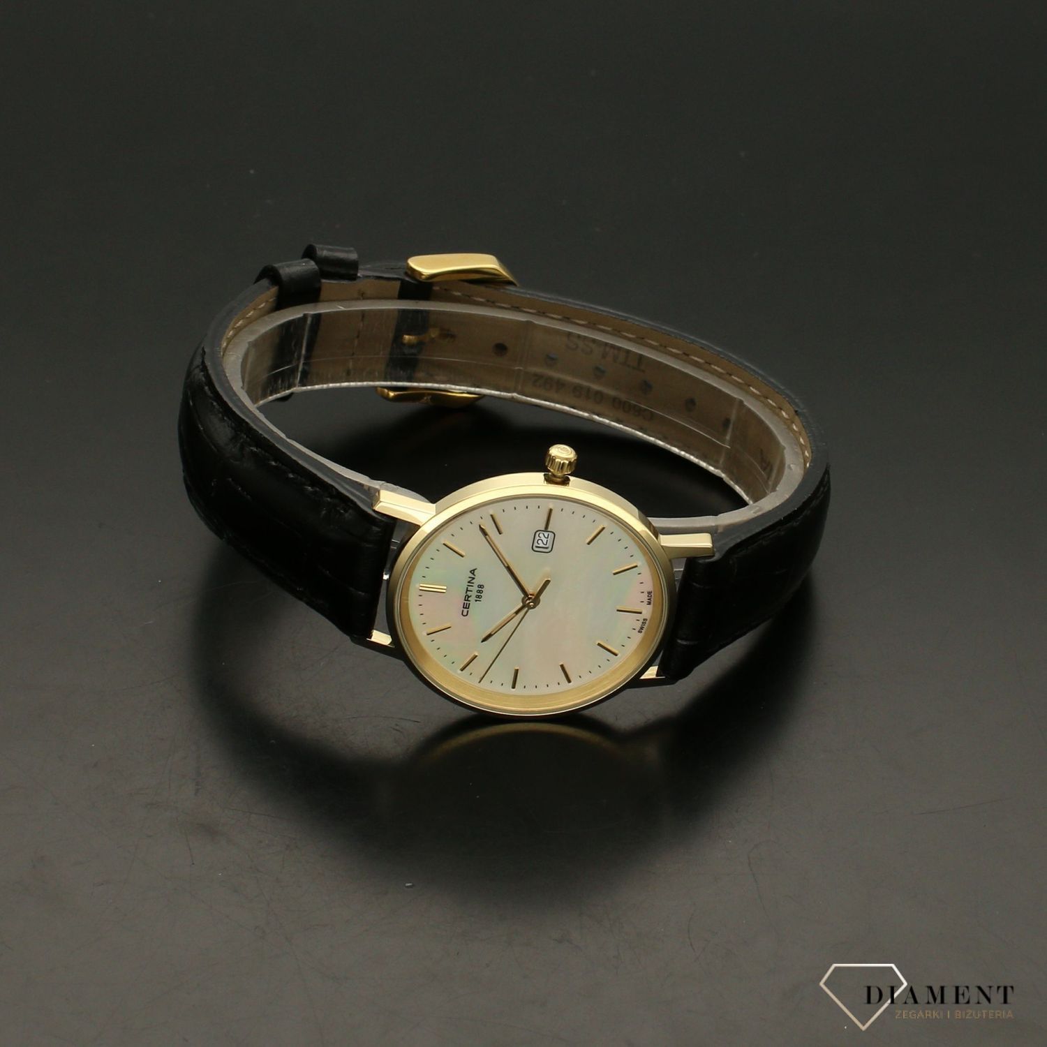 Zegarek złoty damski 750 Certina Priska Gold 18k C901.210.16.111.00.jpg