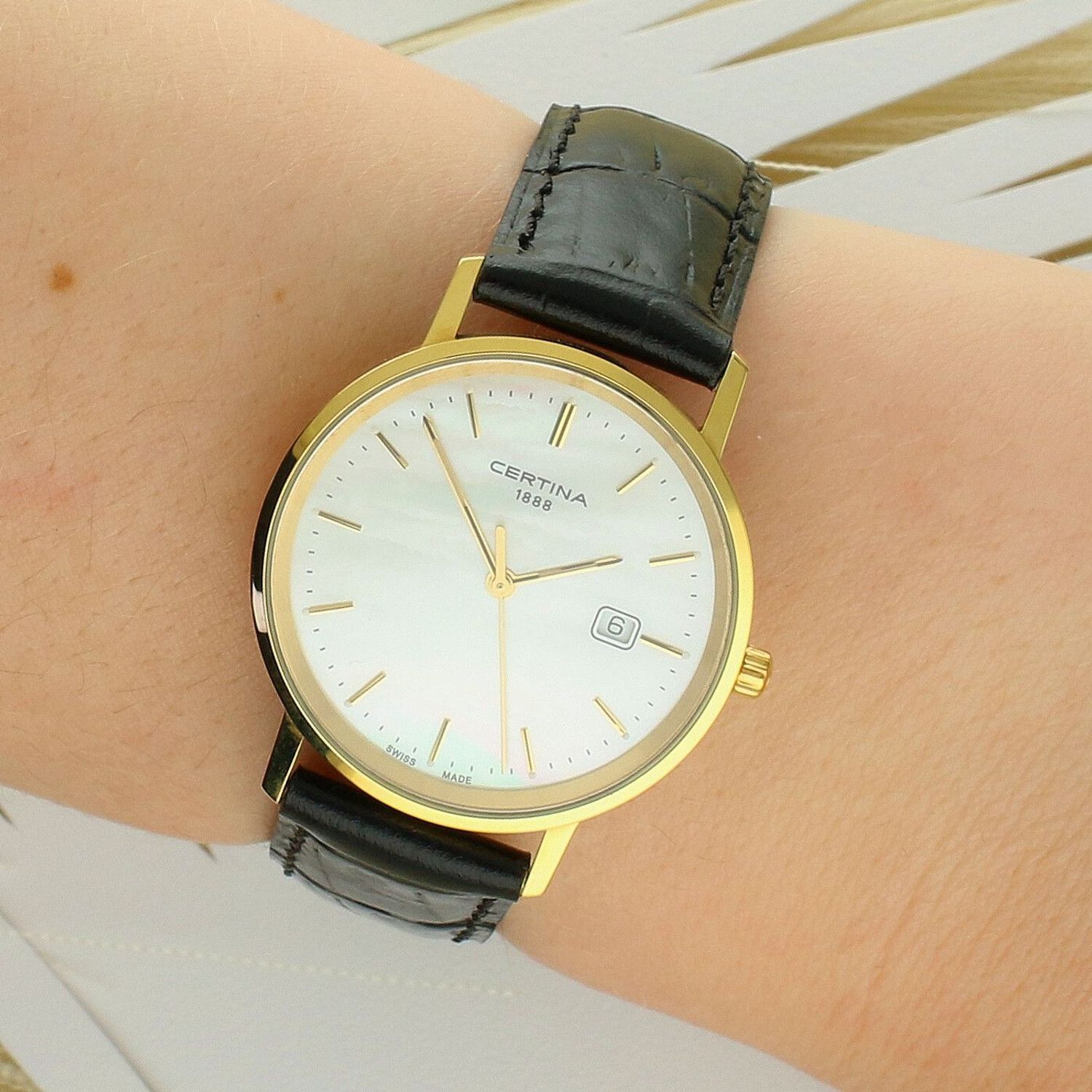 Zegarek złoty damski 750 Certina Priska Gold 18k C901.210.16.111.00.jpg