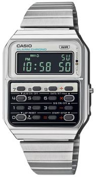 Zegarek Casio CA-500WE-7BEF Vintage Edgy z kalkulatorem. Nietypowy zegarek na prezent. Zegarek z kalkulatorem. Zegarek vintage, retro. Zegarek na komunię. Zegarek na prezent dla mężczyzny..jpg