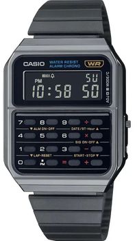 Zegarek Casio z kalkulatorem. Zegarek Casio Vintage z kalkulatorem. Zegarek Casio unisex. Modny zegarek Casio Vintage. Zegarek unisex Vintage na prezent..jpg