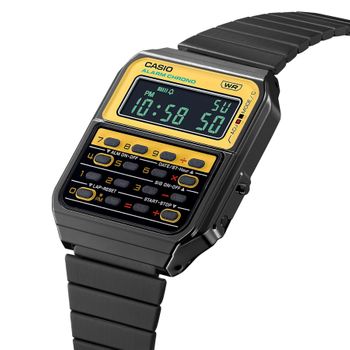 Zegarek Casio CA-500WEGG-9BEF Vintage Edgy z kalkulatorem. Nietypowy zegarek na prezent. Zegarek z kalkulatorem. Zegarek vintage, retro. Zegarek na komunię. Zegarek na prezent dla mężczyzny.  zegarek czarny..jpg