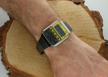 Zegarek Casio CA-500WEGG-9BEF Vintage Edgy z kalkulatorem. Nietypowy zegarek na prezent. Zegarek z kalkulatorem. Zegarek vintage, retro. Zegarek na komunię. Zegarek na prezent dla mężczyzny.  zegarek czarny.5.jpg