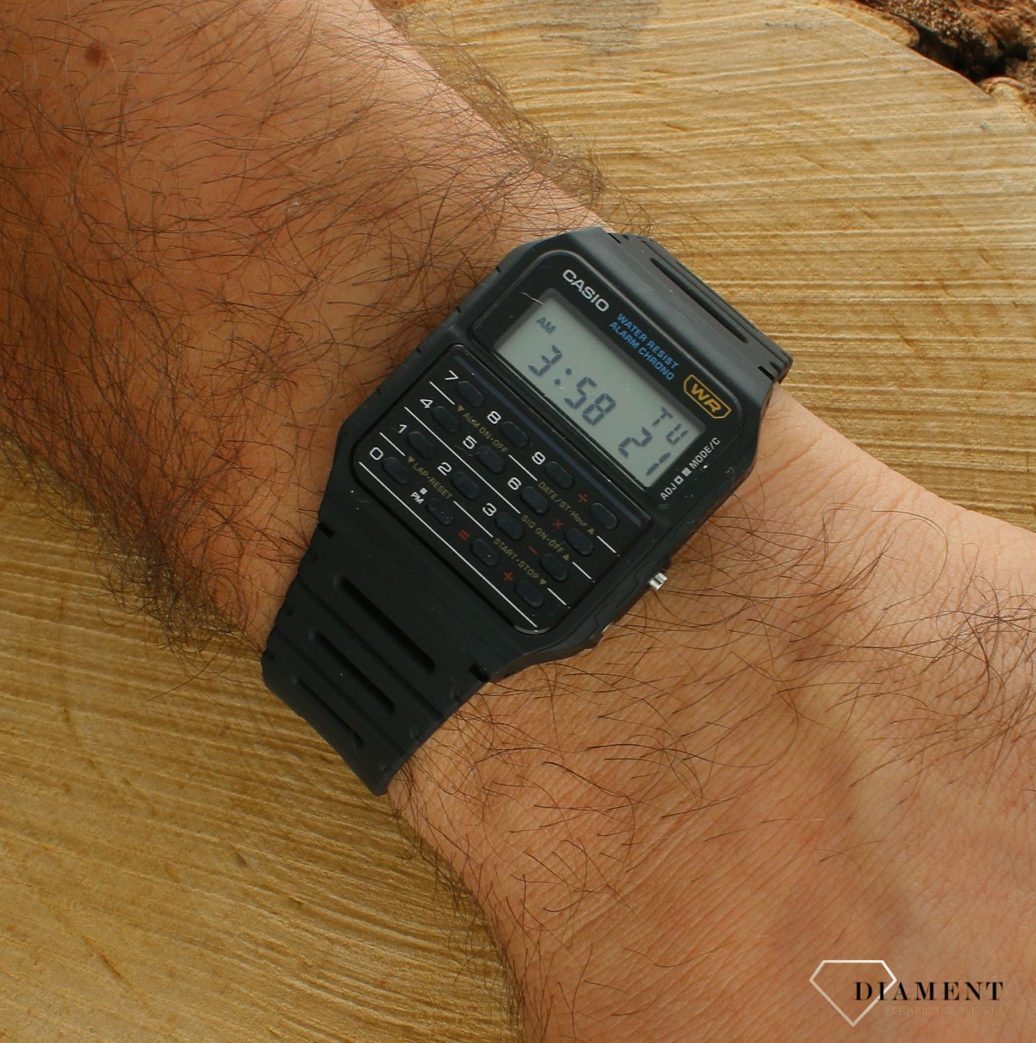 Zegarek męski Casio VINTAGE Oldschool CA-53W-1ER. Męski zegarek Casio. Zegarek męski Casio z kalkulatorem. Męski zegarek Vintage. Zegarek Casio retro styl. Casio zegarek z kalkulatorem na prezent..jpg