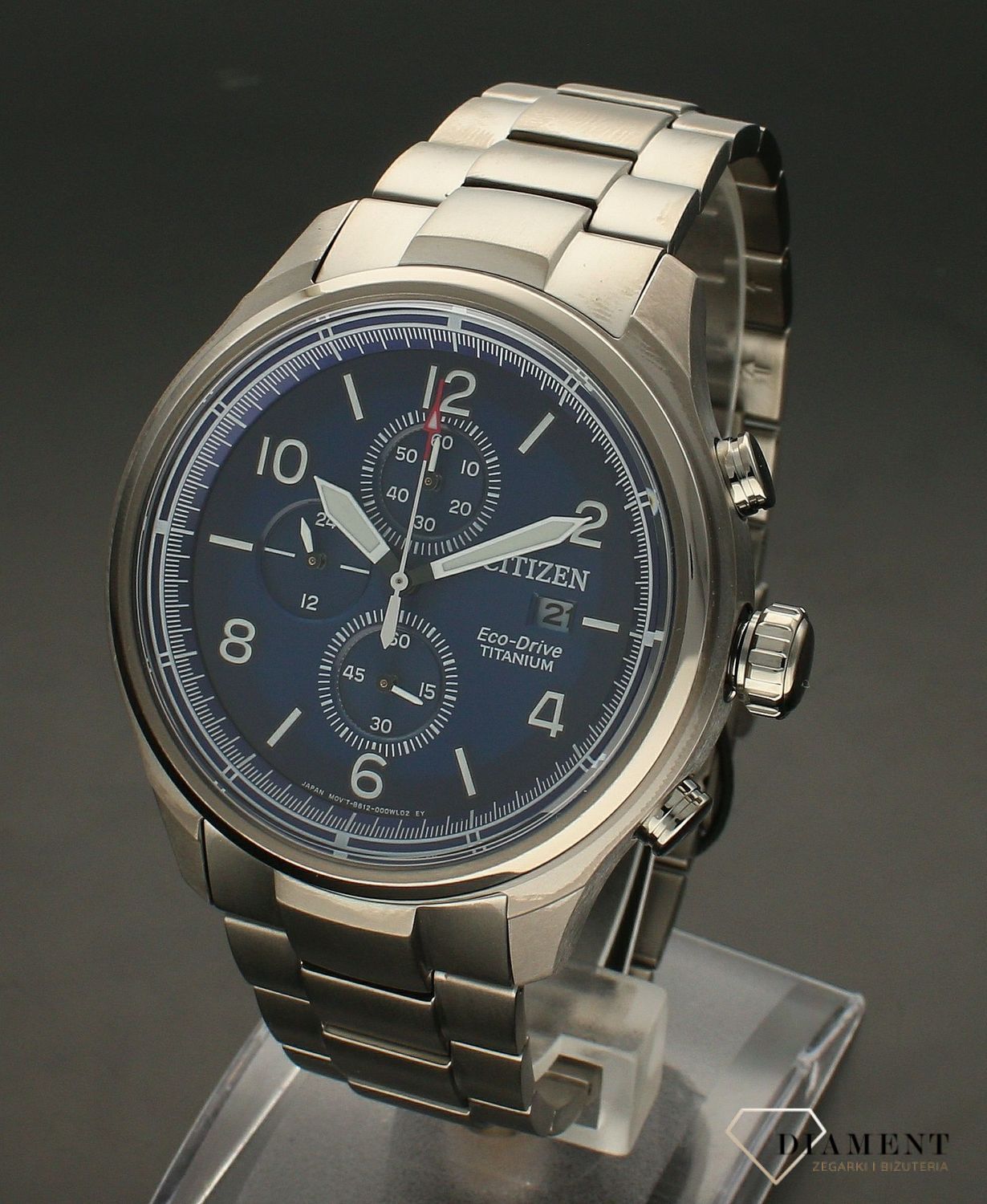 Zegarek męski Citizen Super Titanium Eco-Drive CA0810-88E jest to zegarek, w których wykorzystano innowacyjna technologie Eco – Drive, wykorzystuje on różne źródła energii, przez co jest przyjaźniejszy dla środowiska..webp