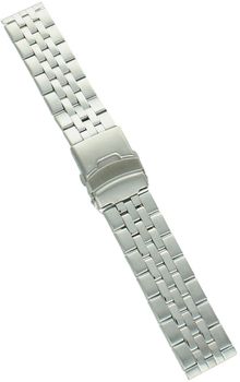 Stalowa bransoleta do zegarka CONDOR CC221 o szerokości mocowania 22 mm, 24 i długości 18 cm. Trwała, elegancka i uniwersalna, pasuje do zegarków ze standardowym mocowaniem.1.jpg