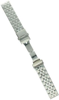 Stalowa bransoleta do zegarka CONDOR CC221 o szerokości mocowania 22 mm, 24 i długości 18 cm. Trwała, elegancka i uniwersalna, pasuje do zegarków ze standardowym mocowaniem.2.jpg
