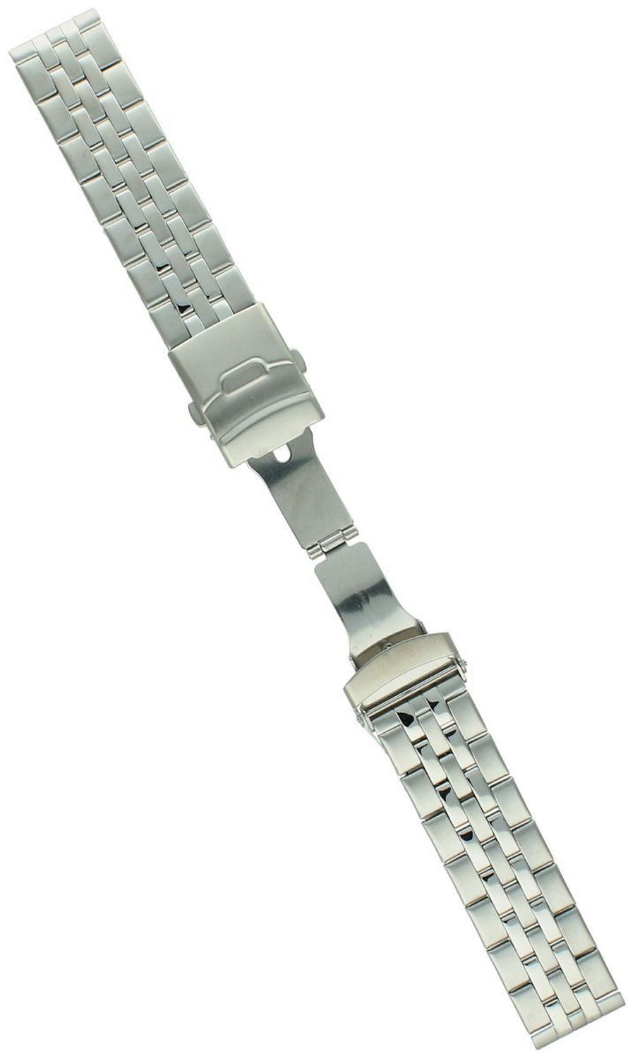 Stalowa bransoleta do zegarka CONDOR CC221 o szerokości mocowania 22 mm, 24 i długości 18 cm. Trwała, elegancka i uniwersalna, pasuje do zegarków ze standardowym mocowaniem.1.jpg