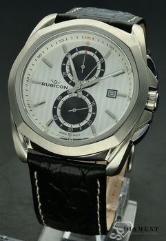 Zegarek męski Rubicon chronograf na pasku CC39SISB (2).jpg