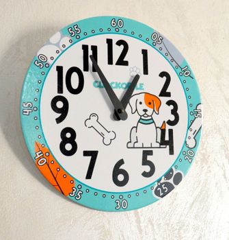 Zegar do pokoju dla dziecka Pies LAVVU CCT0033 (3).JPG