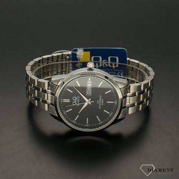 Zegarek męski Q&Q na bransolecie CD02-212 ⌚ Zegarki męskie z bransoletą✓ (3).jpg