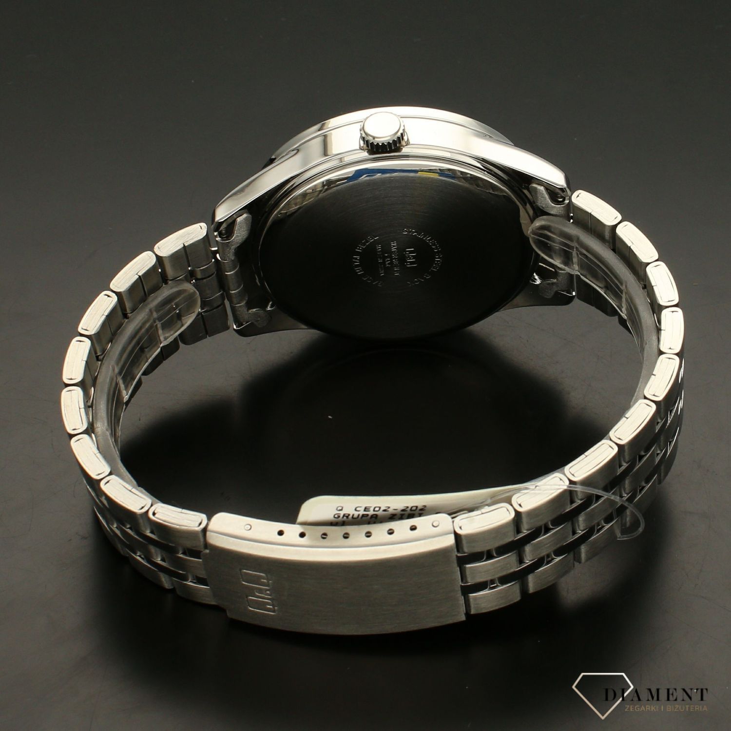 Zegarek męski na bransolecie QQ CE02-202.jpg