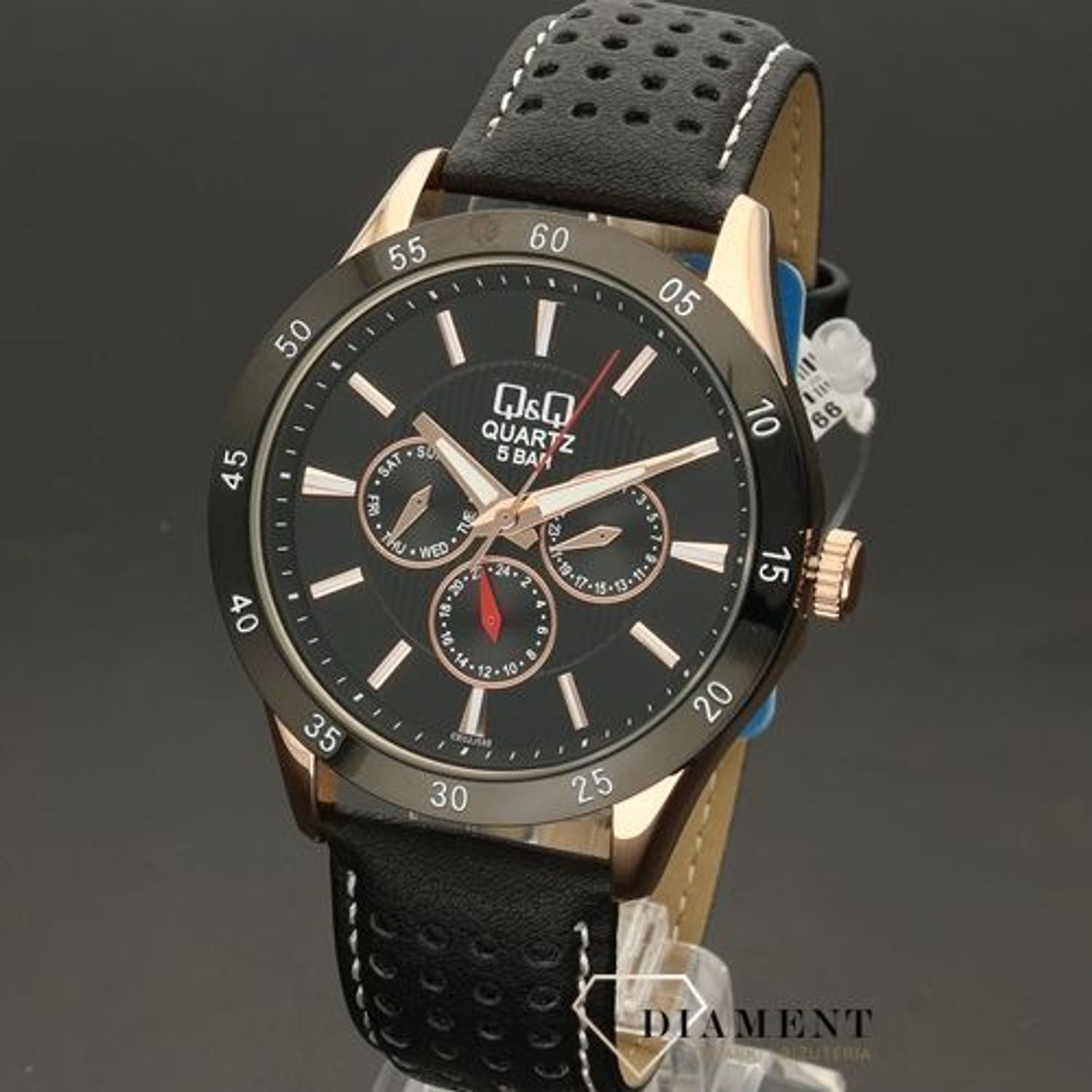 Męski zegarek Q&Q Fashion Leather CE02-532.jpg