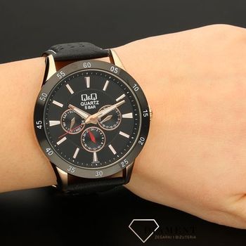 Męski zegarek Q&Q Fashion Leather CE02-532 (5).jpg