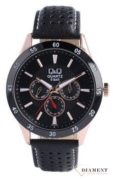 Męski zegarek Q&Q Fashion Leather CE02-532.jpg