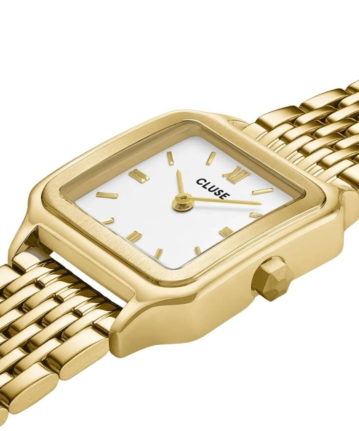 Zestaw prezentowy Cluse Gracieuse CG11804 – zegarek damski + pozłacana bransoletka z białą emalią gold.jpg