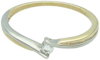 Złoty pierścionek DIAMENT białe i żółte złoto CH48610Y pr 585.jpg