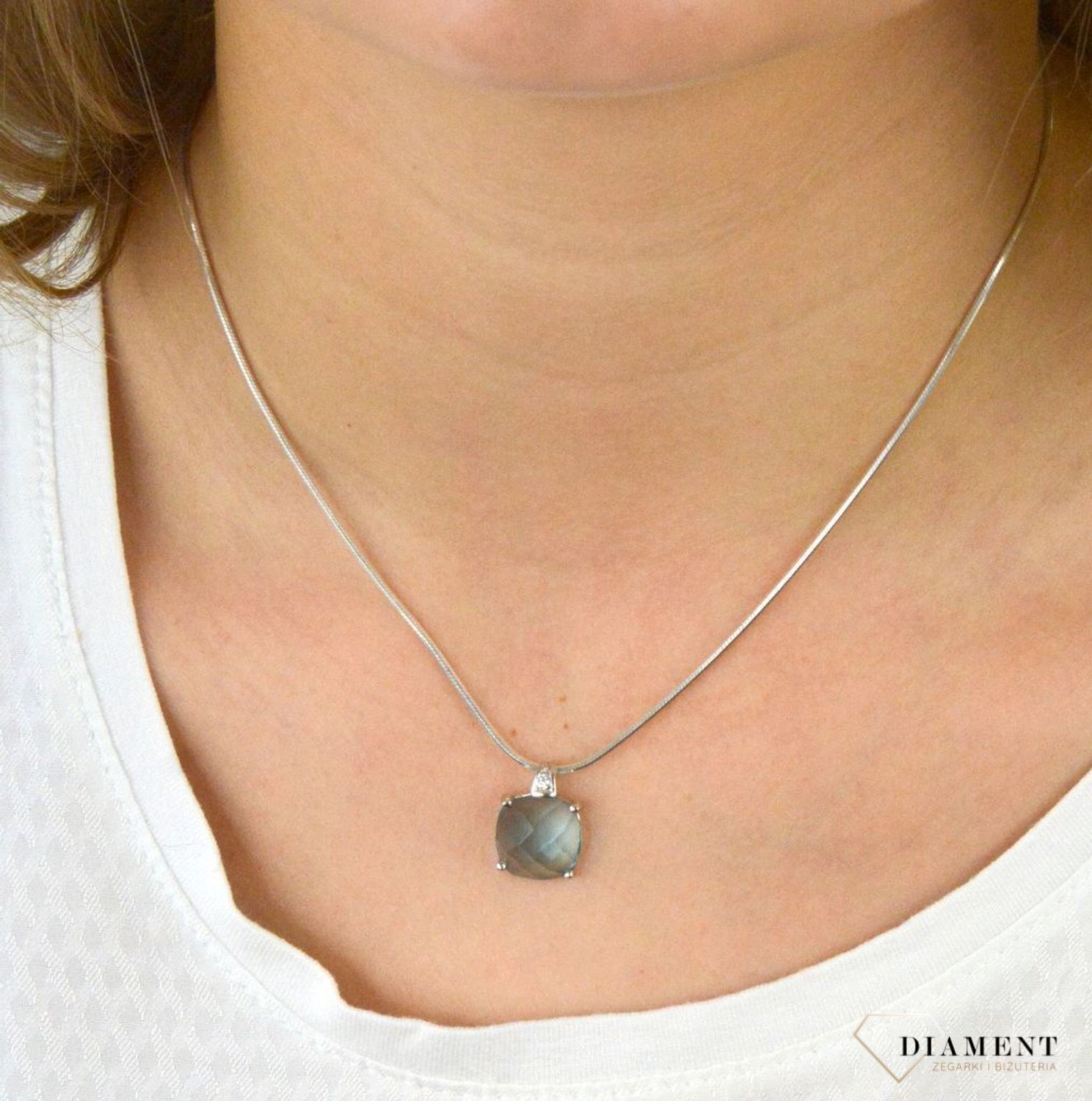 Srebrna zawieszka 925 kwarc dymny CI-PS05548.jpg