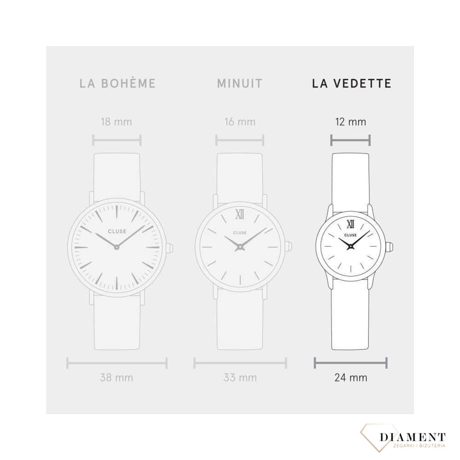 Damski zegarek CLUSE La Vedette Mesh Gold BlackBlack CL50023 (4).jpg