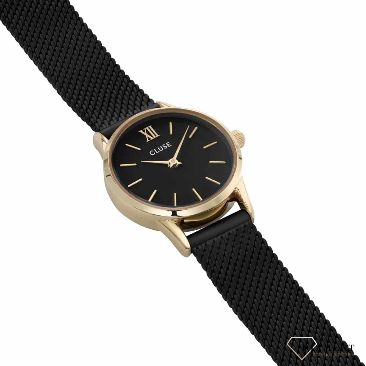 Damski zegarek CLUSE La Vedette Mesh Gold BlackBlack CL50023 (4).jpg