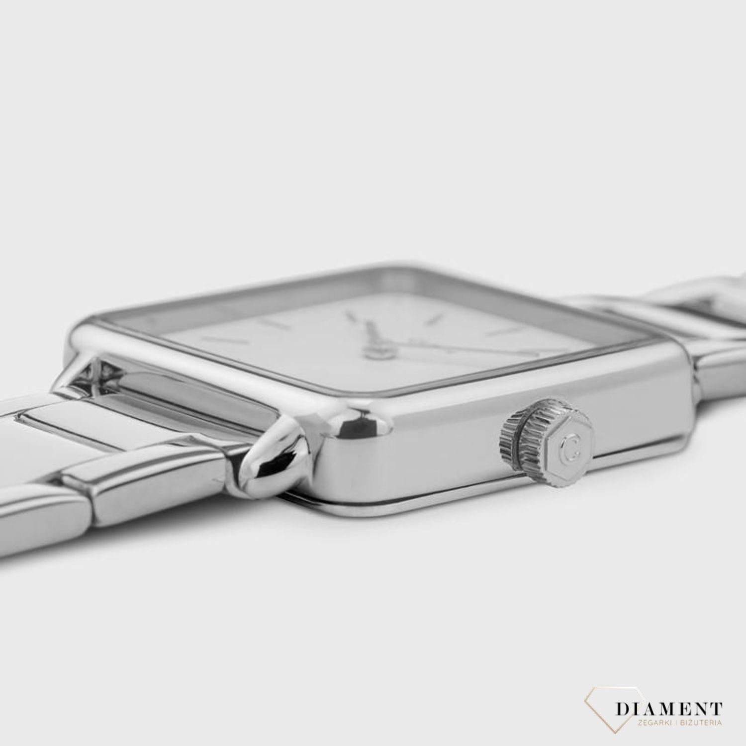 Zegarek damski CLUSE La Tétragone w srebrnym kolorze (2).jpg