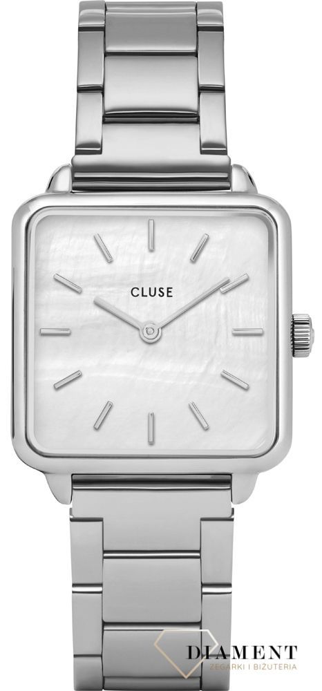 Zegarek damski CLUSE La Tétragone w srebrnym kolorze (2).jpg