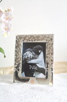 Ramka posrebrzana 13x18 Drzewo Życia ślubna  złocone obrączki  PVD miro-silver (4).JPG