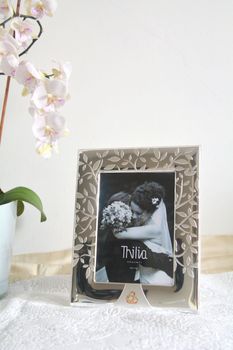 Ramka posrebrzana 13x18 Drzewo Życia ślubna  złocone obrączki  PVD miro-silver (5).JPG