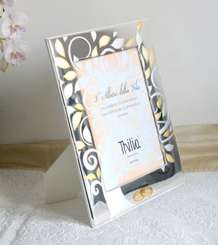 Ramka posrebrzana 18x24 Drzewo Życia srebrno-złota  obrączki  PVD miro-silver (5).JPG