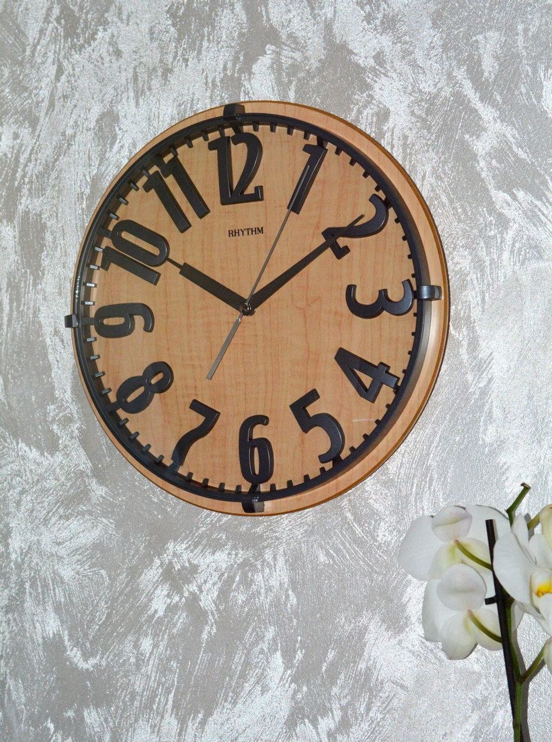 Zegar ścienny drewniany Rhythm CMG106NR07 (1).JPG