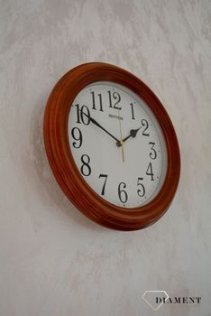 Zegar ścienny drewniany Rhythm CMG116NR06 ✓ zegary ścienne drewniane w sklepie z zegarami Zegarki-Diament (1).JPG