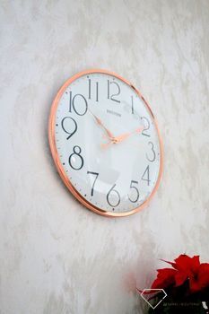 Zegar na ścianę do salonu Rhythm szklany 40 cm CMG569NR13 (4).JPG