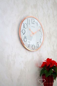 Zegar na ścianę do salonu Rhythm szklany 40 cm CMG569NR13 (5).JPG