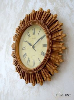 Zegar ścienny drewniany Vintage Rhythm CMG887NR18 ✓zegar antyczny ✓Japoński zegar ścienny ✓zegary ścienne w sklepie z zegarami Zegarki-Diament (3).JPG