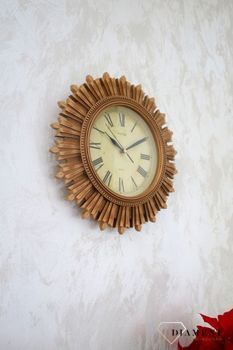 Zegar ścienny drewniany Vintage Rhythm CMG887NR18 ✓zegar antyczny ✓Japoński zegar ścienny ✓zegary ścienne w sklepie z zegarami Zegarki-Diament (4).JPG