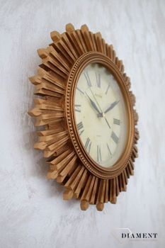 Zegar ścienny drewniany Vintage Rhythm CMG887NR18 ✓zegar antyczny ✓Japoński zegar ścienny ✓zegary ścienne w sklepie z zegarami Zegarki-Diament (6).JPG
